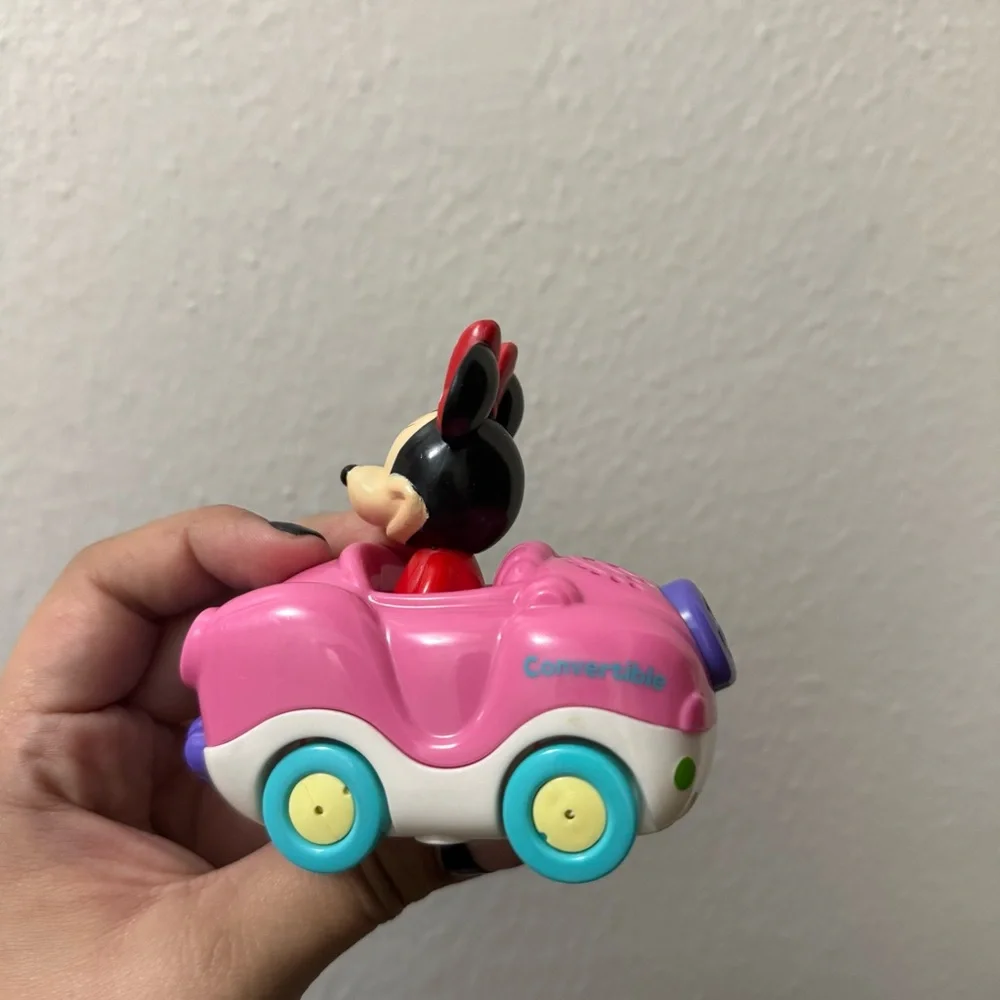 VTech Disney Go! Go! Smart Wheels  Minnie Mouse Convertible Pink Car Vehicle MM